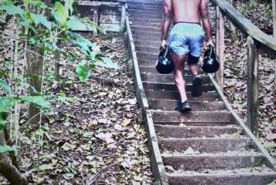 Kettlebell Suitcase Stair Climbers