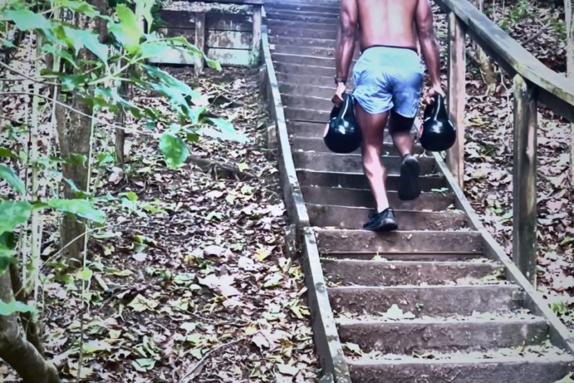 Kettlebell Suitcase Stair Climbers